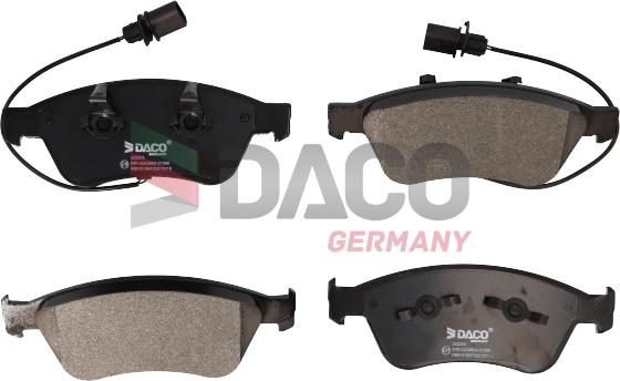 DACO Germany 320203 - Kit de plaquettes de frein, frein à disque cwaw.fr