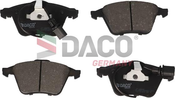 DACO Germany 320202 - Kit de plaquettes de frein, frein à disque cwaw.fr