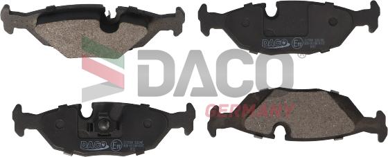 DACO Germany 321509 - Kit de plaquettes de frein, frein à disque cwaw.fr