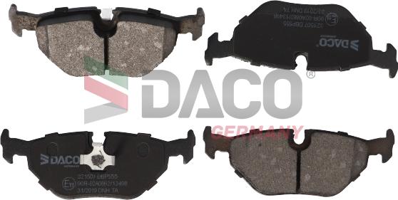 DACO Germany 321507 - Kit de plaquettes de frein, frein à disque cwaw.fr