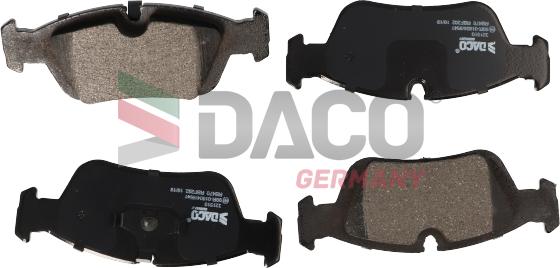 DACO Germany 321510 - Kit de plaquettes de frein, frein à disque cwaw.fr