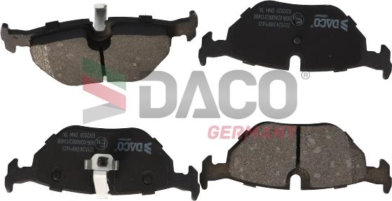 DACO Germany 321524 - Kit de plaquettes de frein, frein à disque cwaw.fr