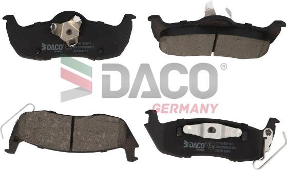 DACO Germany 321606 - Kit de plaquettes de frein, frein à disque cwaw.fr