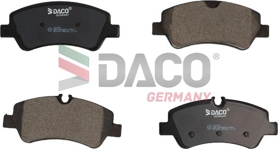 DACO Germany 321004 - Kit de plaquettes de frein, frein à disque cwaw.fr