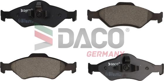 DACO Germany 321013 - Kit de plaquettes de frein, frein à disque cwaw.fr