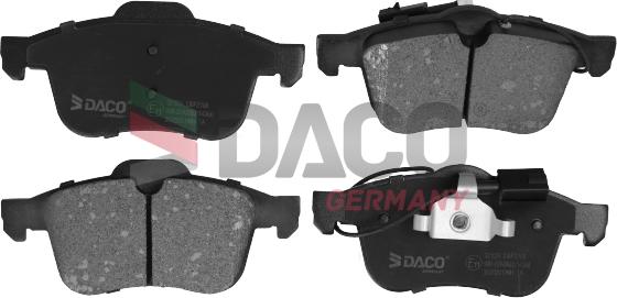 DACO Germany 321024 - Kit de plaquettes de frein, frein à disque cwaw.fr