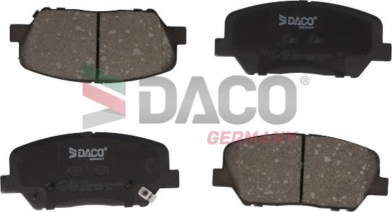 DACO Germany 321725 - Kit de plaquettes de frein, frein à disque cwaw.fr