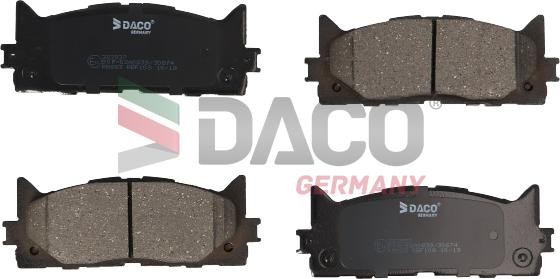 DACO Germany 323937 - Kit de plaquettes de frein, frein à disque cwaw.fr