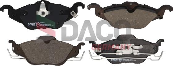 DACO Germany 323618 - Kit de plaquettes de frein, frein à disque cwaw.fr