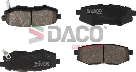 DACO Germany 323636 - Kit de plaquettes de frein, frein à disque cwaw.fr