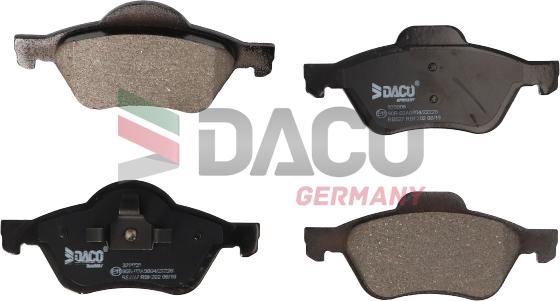 DACO Germany 323006 - Kit de plaquettes de frein, frein à disque cwaw.fr