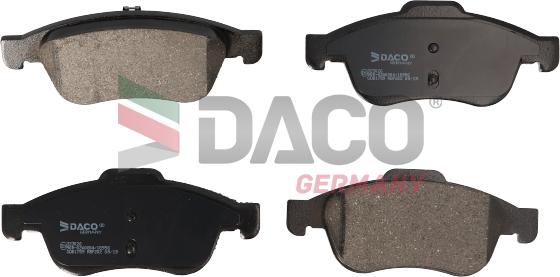 DACO Germany 323026 - Kit de plaquettes de frein, frein à disque cwaw.fr