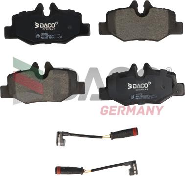 DACO Germany 323352 - Kit de plaquettes de frein, frein à disque cwaw.fr