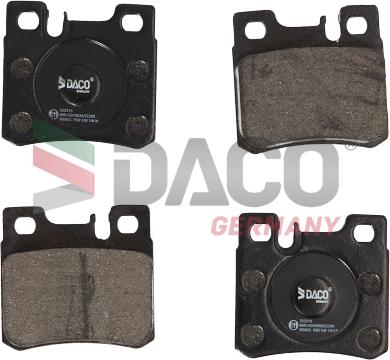 DACO Germany 323315 - Kit de plaquettes de frein, frein à disque cwaw.fr