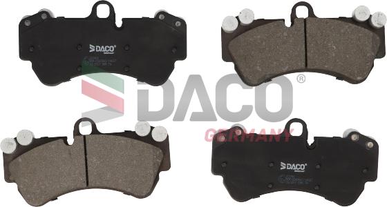 DACO Germany 322901 - Kit de plaquettes de frein, frein à disque cwaw.fr