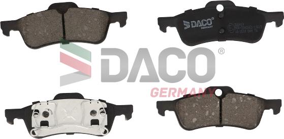 DACO Germany 322419 - Kit de plaquettes de frein, frein à disque cwaw.fr