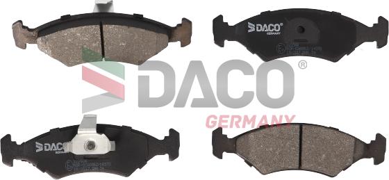 DACO Germany 322508 - Kit de plaquettes de frein, frein à disque cwaw.fr