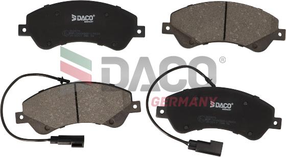 DACO Germany 322575 - Kit de plaquettes de frein, frein à disque cwaw.fr