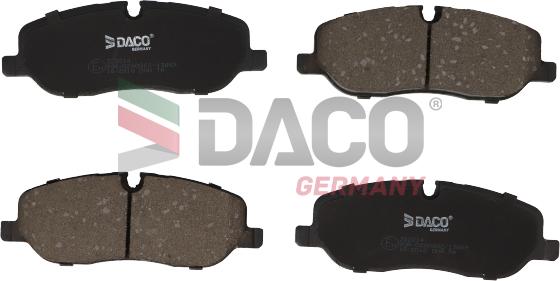 DACO Germany 322014 - Kit de plaquettes de frein, frein à disque cwaw.fr