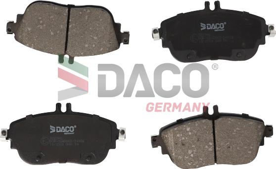 DACO Germany 322346 - Kit de plaquettes de frein, frein à disque cwaw.fr