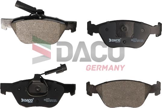 DACO Germany 322340 - Kit de plaquettes de frein, frein à disque cwaw.fr