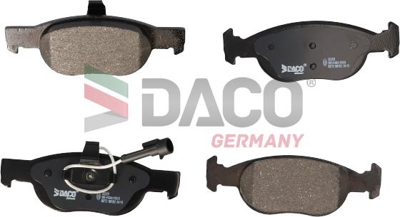 DACO Germany 322339 - Kit de plaquettes de frein, frein à disque cwaw.fr