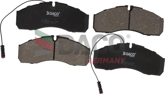 DACO Germany 322323 - Kit de plaquettes de frein, frein à disque cwaw.fr