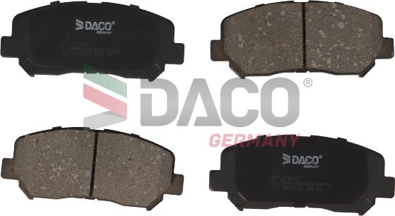 DACO Germany 322248 - Kit de plaquettes de frein, frein à disque cwaw.fr