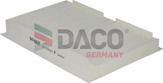 DACO Germany DFC0600 - Filtre, air de l'habitacle cwaw.fr