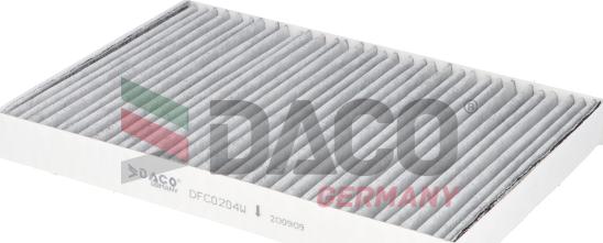 DACO Germany DFC0204W - Filtre, air de l'habitacle cwaw.fr