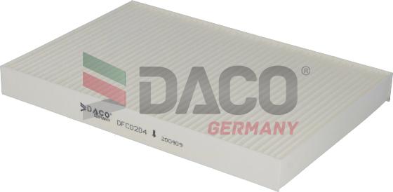 DACO Germany DFC0204 - Filtre, air de l'habitacle cwaw.fr