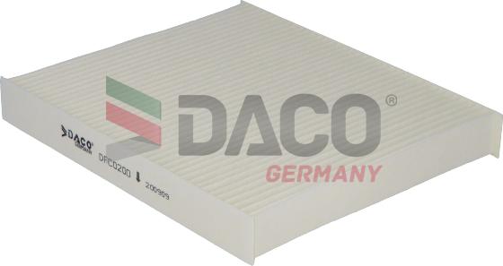 DACO Germany DFC0200 - Filtre, air de l'habitacle cwaw.fr