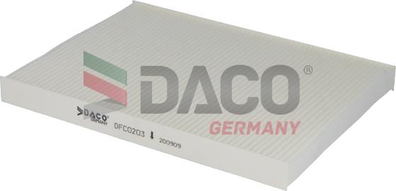 DACO Germany DFC0203 - Filtre, air de l'habitacle cwaw.fr