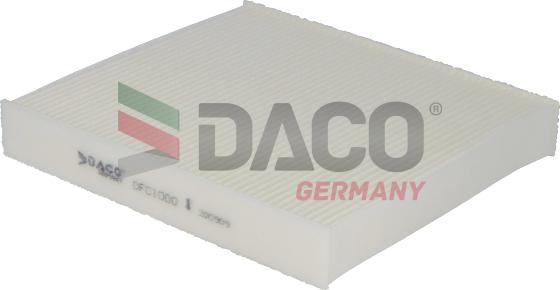 DACO Germany DFC1000 - Filtre, air de l'habitacle cwaw.fr