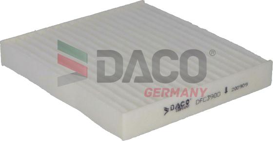 DACO Germany DFC3900 - Filtre, air de l'habitacle cwaw.fr