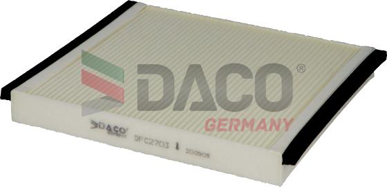 DACO Germany DFC2703 - Filtre, air de l'habitacle cwaw.fr