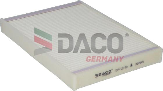 DACO Germany DFC2702 - Filtre, air de l'habitacle cwaw.fr