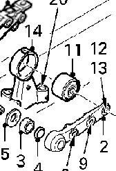 DAF 1314545 - Douille, suspension de la cabine cwaw.fr