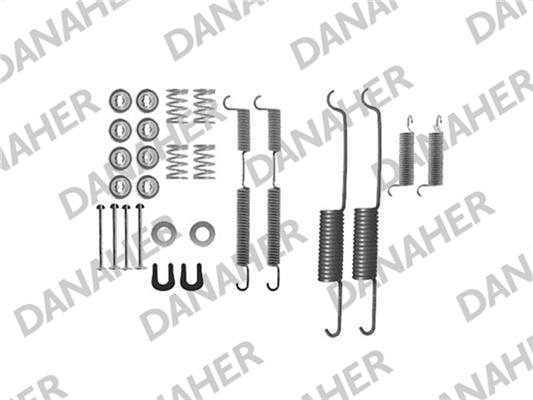 Danaher 7687 - Kit d'accessoires, mâchoire de frein cwaw.fr