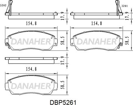 MDR MFP-2434 - Kit de plaquettes de frein, frein à disque cwaw.fr