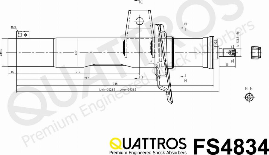 DAVID VASCO FS4834 - Amortisseur cwaw.fr