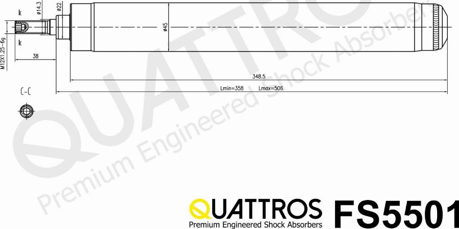 DAVID VASCO FS5501 - Amortisseur cwaw.fr