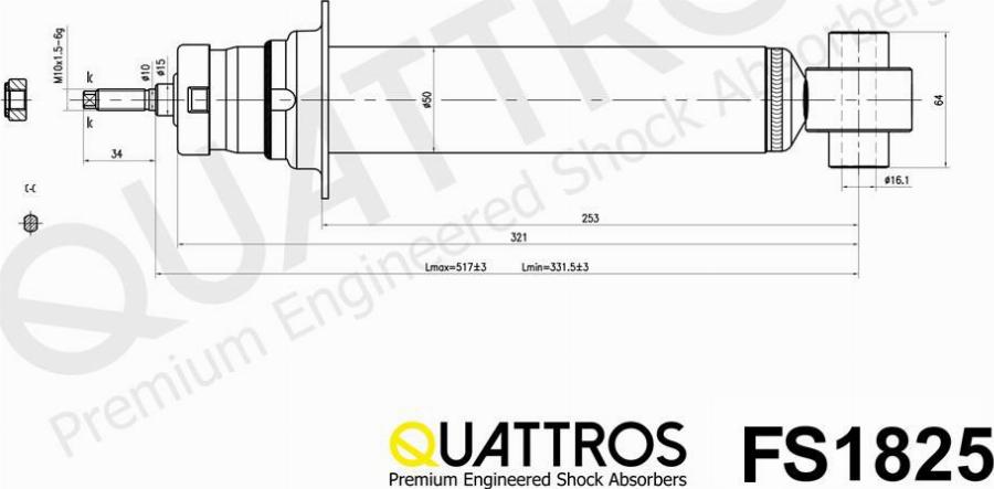 DAVID VASCO FS1825 - Amortisseur cwaw.fr