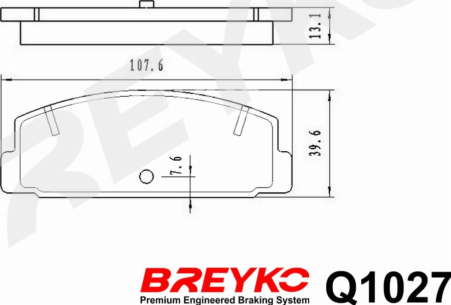 DAVID VASCO Q1027 - Kit de plaquettes de frein, frein à disque cwaw.fr