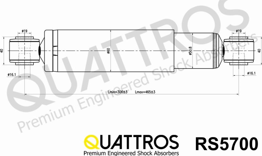 DAVID VASCO RS5700 - Amortisseur cwaw.fr