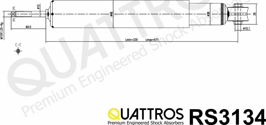 DAVID VASCO RS3134 - Amortisseur cwaw.fr