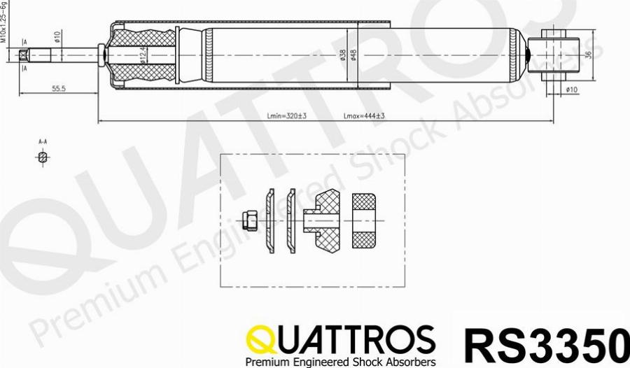 DAVID VASCO RS3350 - Amortisseur cwaw.fr