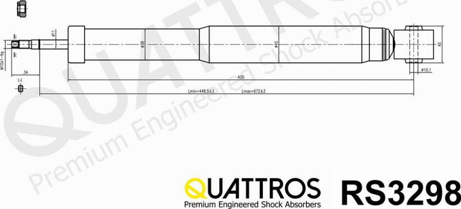 DAVID VASCO RS3298 - Amortisseur cwaw.fr