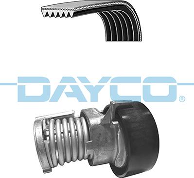 Dayco KPV717 - Jeu de courroies trapézoïdales à nervures cwaw.fr