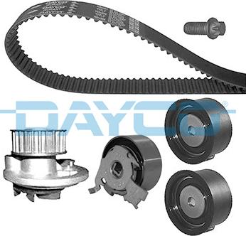 Dayco KTBWP2570 - Pompe à eau + kit de courroie de distribution cwaw.fr